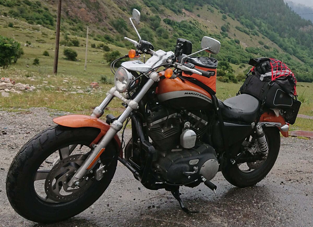 А вот так стояла на Спортстере