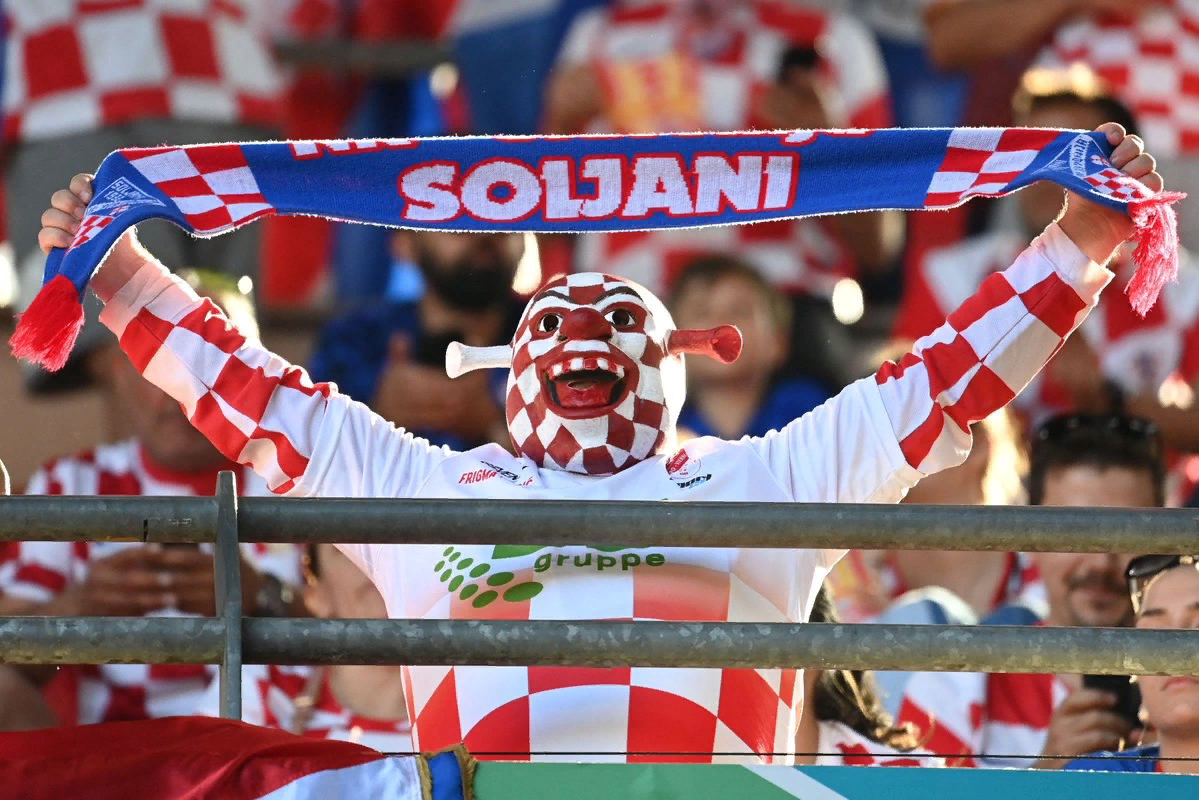 Необычный болельщик сборной Хорватии