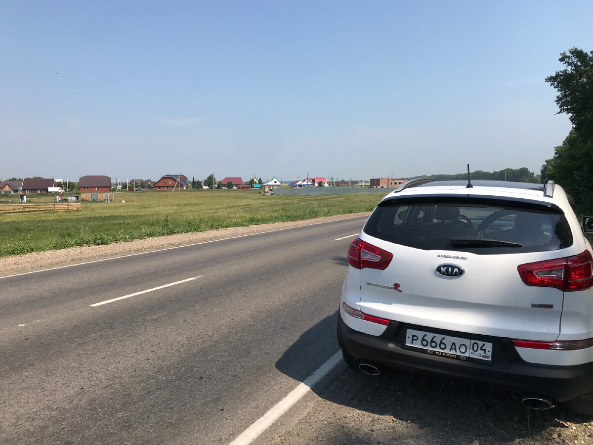 Выехал за Бийск