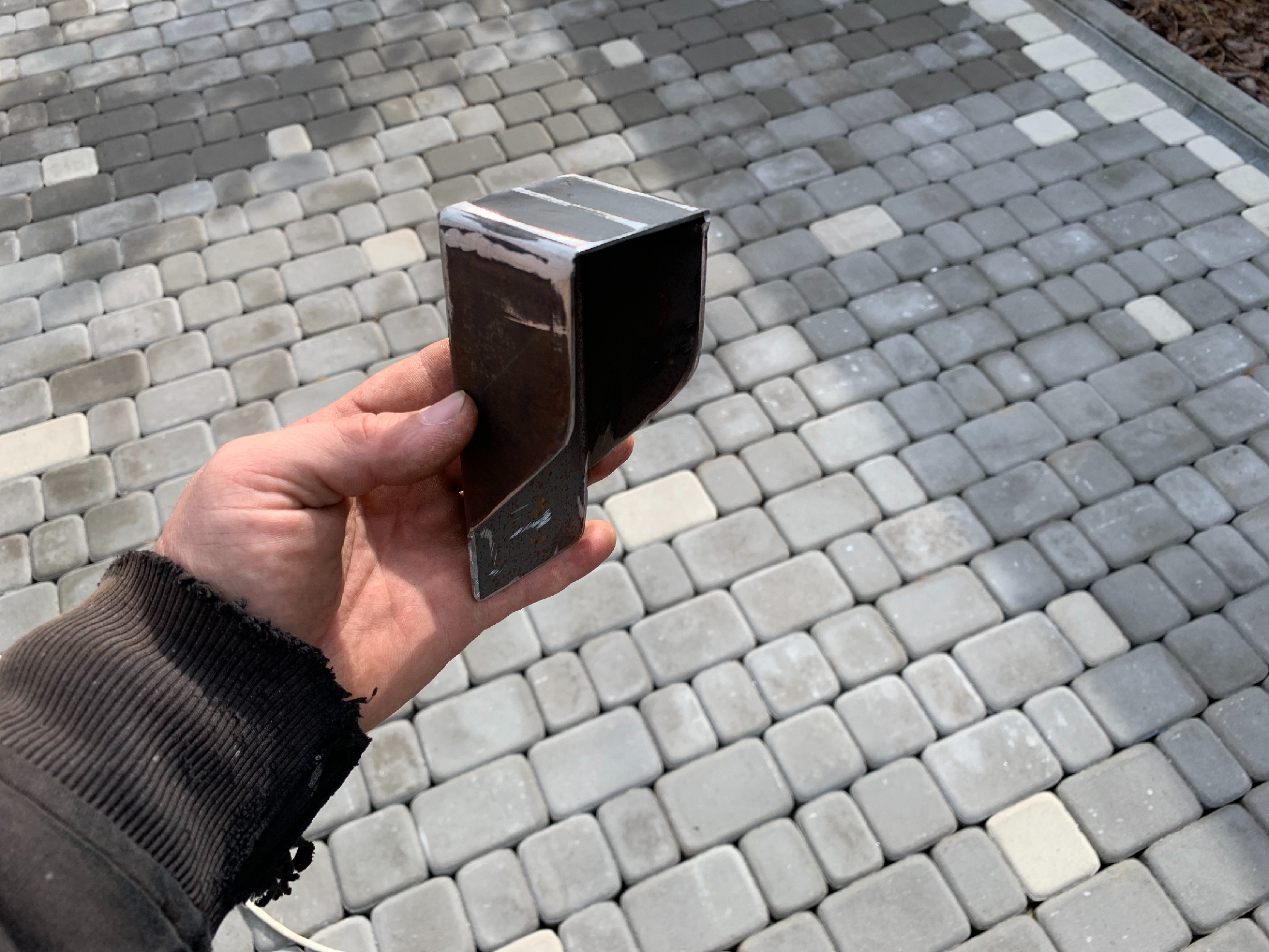 Отказался сдавать в лом обрезки металла и не пожалел. Решение вечной проблемы (для частного дома) из отрезка трубы5