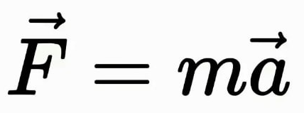 F-сила; m-масса; a-ускорение