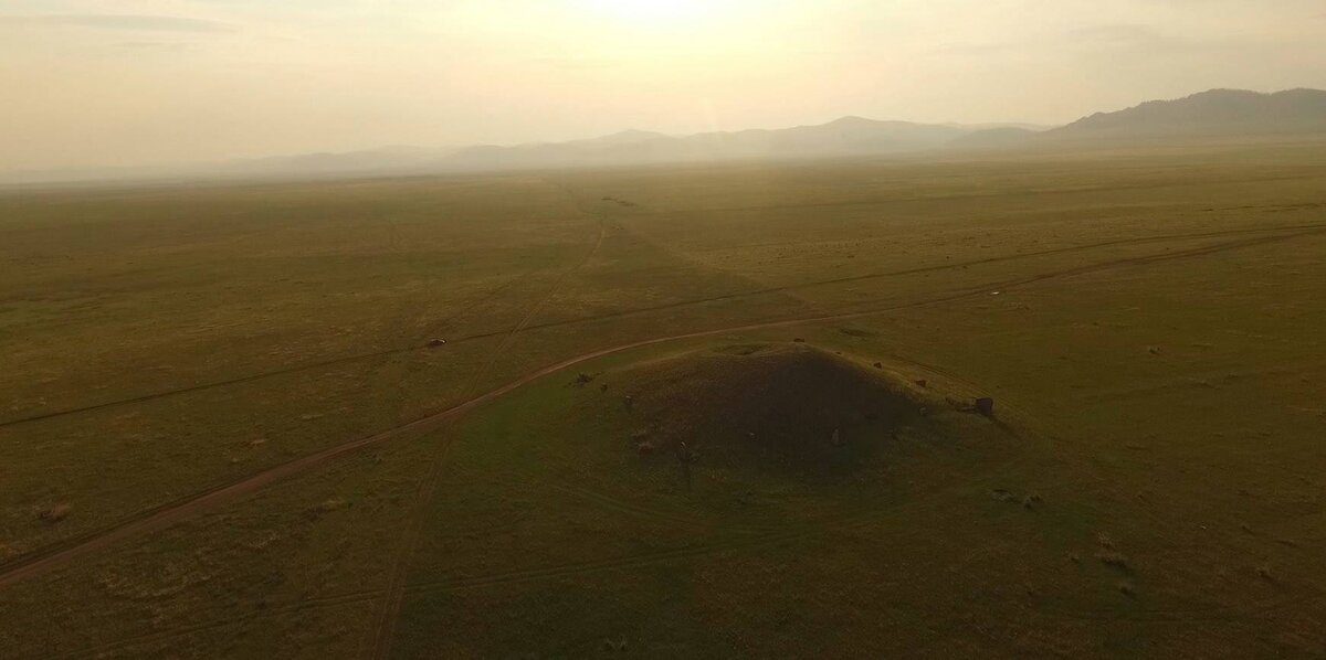 Элитный курган тагарской археологической культуры в Салбыкской степи, Хакасия