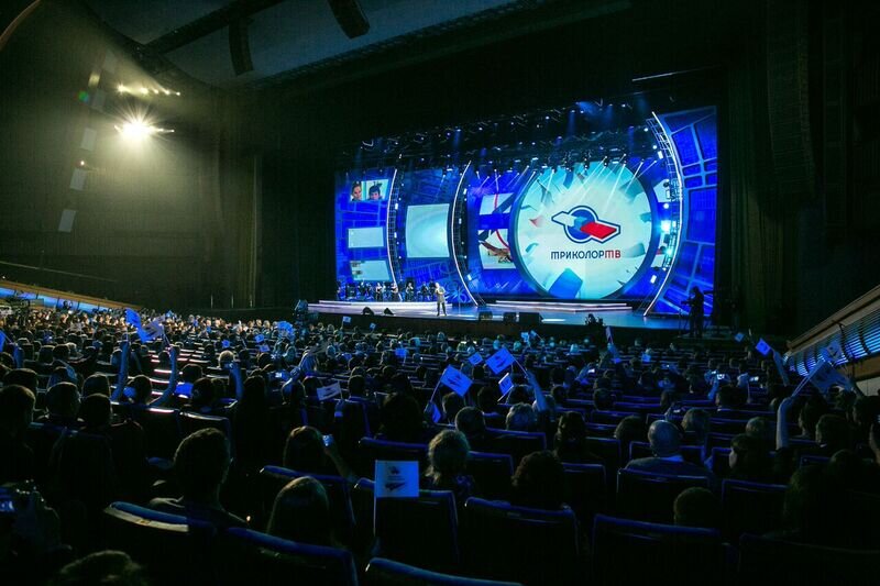 Концерт «Триколор ТВ»: 10 лет успеха» в Кремлевском дворце съездов (Москва, 2015 г.). Архивное фото.