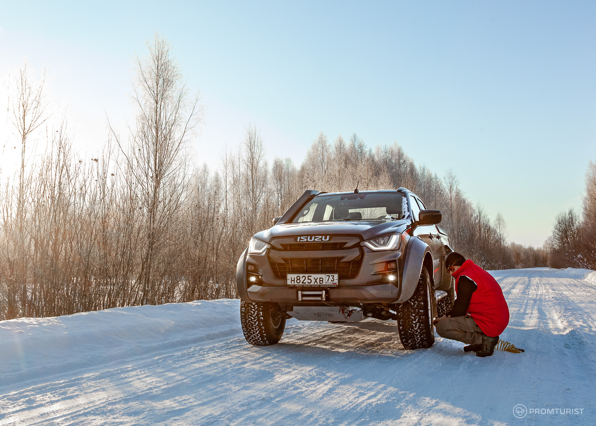 Протестировал Isuzu D-max Arctic Trucks. Монстрический внедорожник, который можно купить в РФ ???16