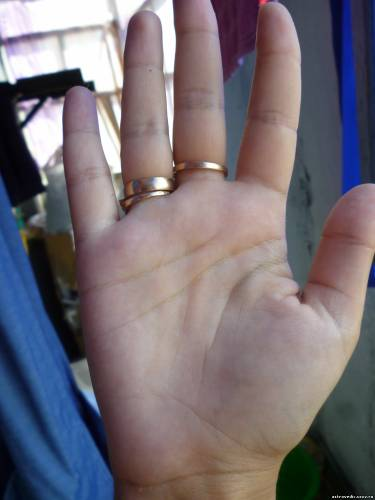 Промежуток между линией жизни и линией головы в их начале. https://astrovedic.ucoz.ru/forum/84-3258-2