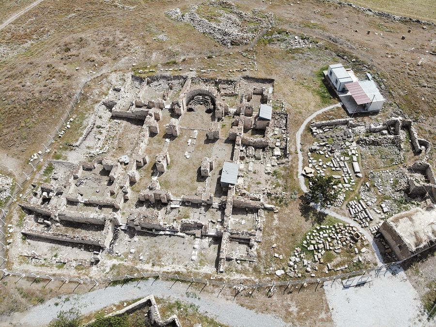 Археологические раскопки на месте Амория.