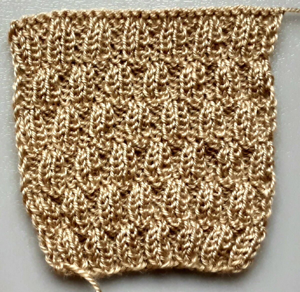 Изнаночная сторона узора.