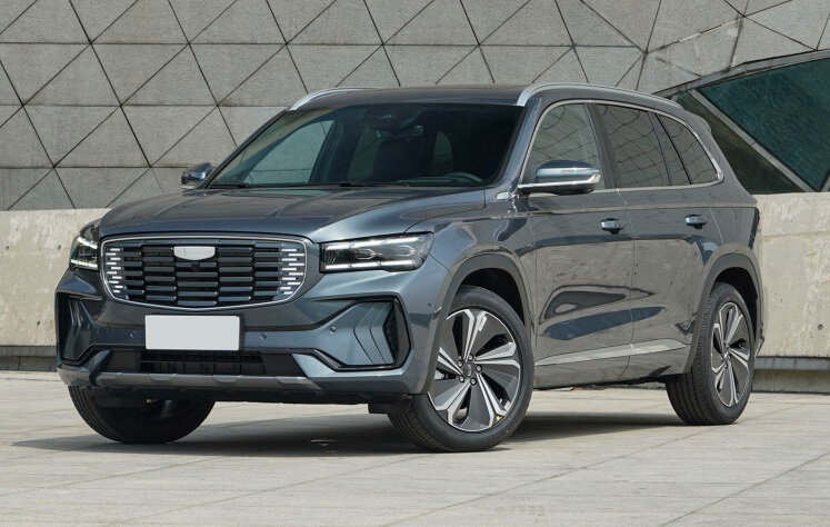 На фото: гибридный кроссовер Geely XingYue L Thor Hi·X