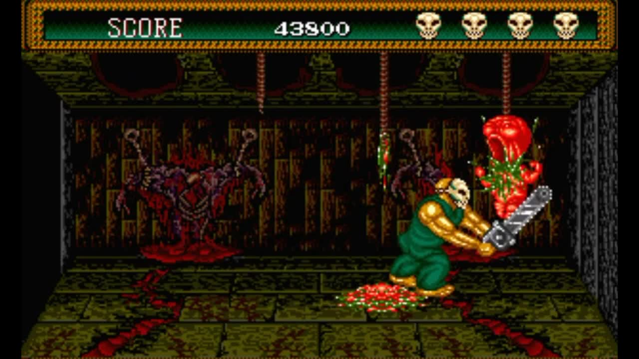 Sega Mega Drive 2 (Smd) 16-bit Splatter House 2 (Дом ужасов 2) Stage 3