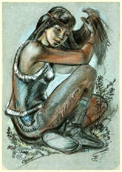 Синильга", картина А. Попова, 2000 г.