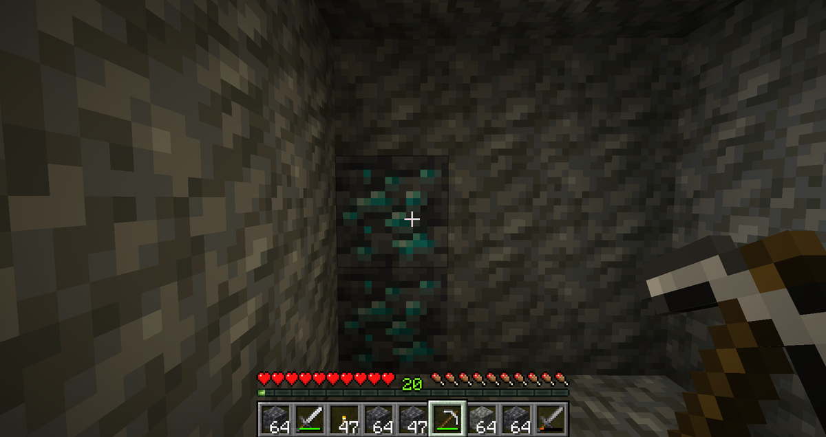 Всего 2 алмазной руды