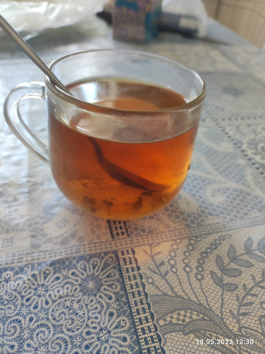 Настой фиточая , с добавление обычной заварки.