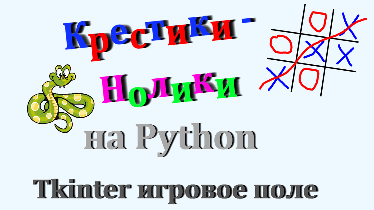 Крестики Нолики на Python: 1 Игровое поле | SamAlex | Дзен