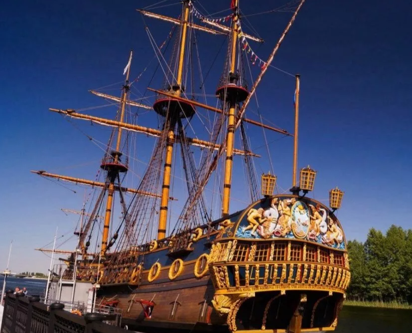 Гото-Предистинация, корабль-музей в Воронеже.