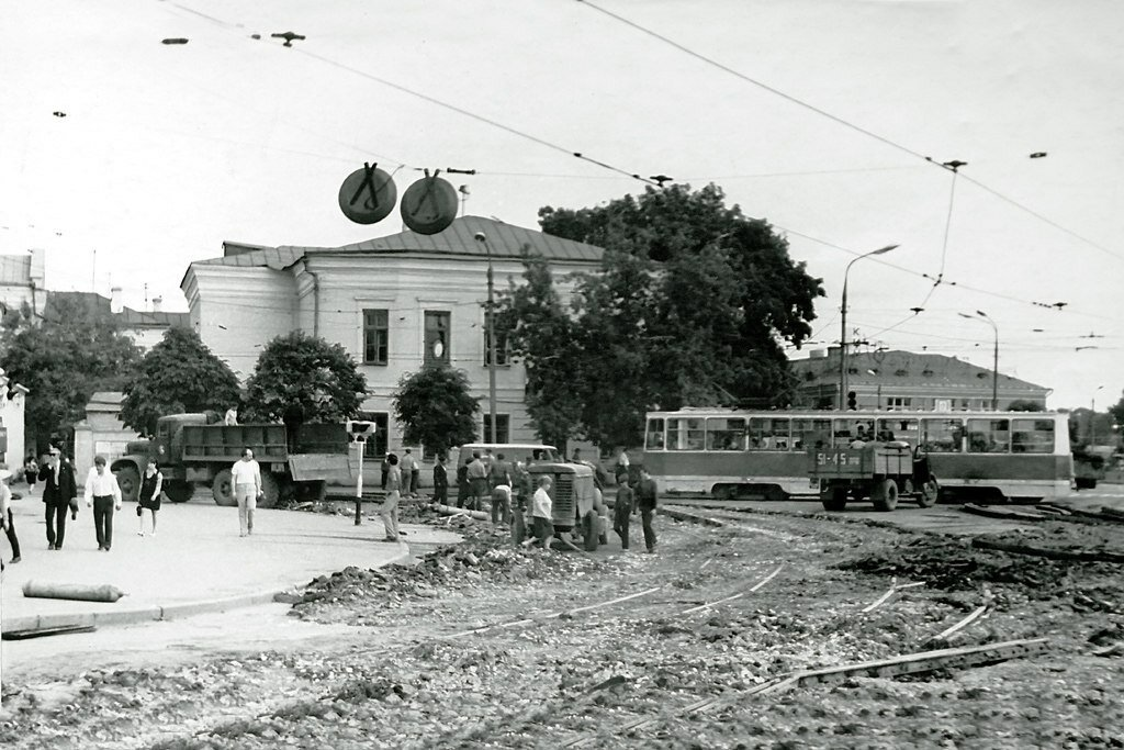 Орёл - Исторические фотографии 1946-1991 - Фото - Городской электротранспорт