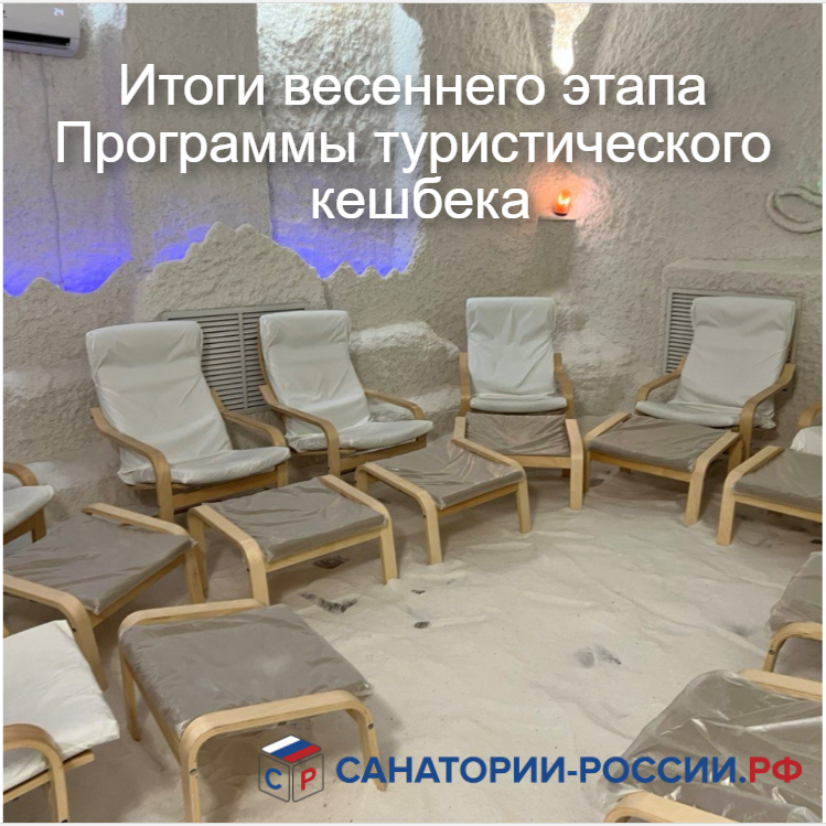 Некоторые итоги весеннего этапа Программы туристического кешбэка в санаториях России