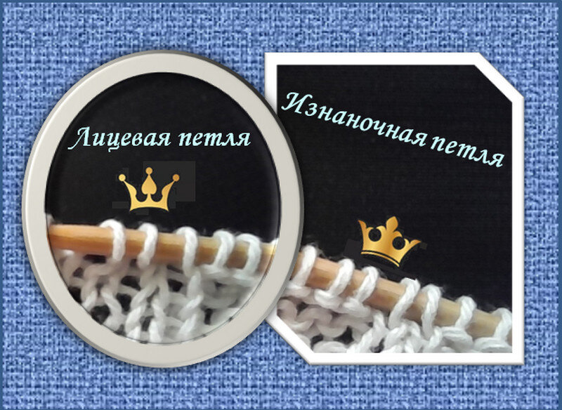 Лицевая, изнаночная петли