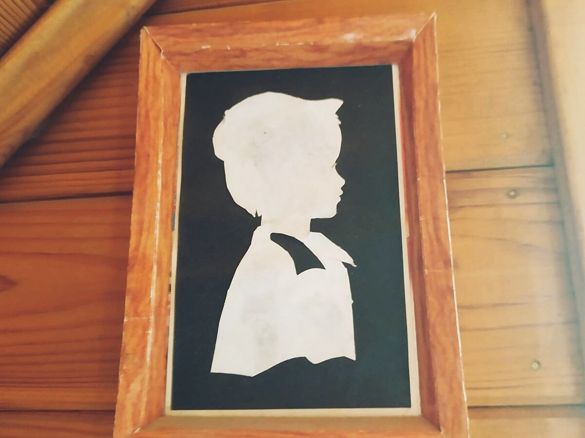 Интересная идея аппликации и портрета. Фото автора 