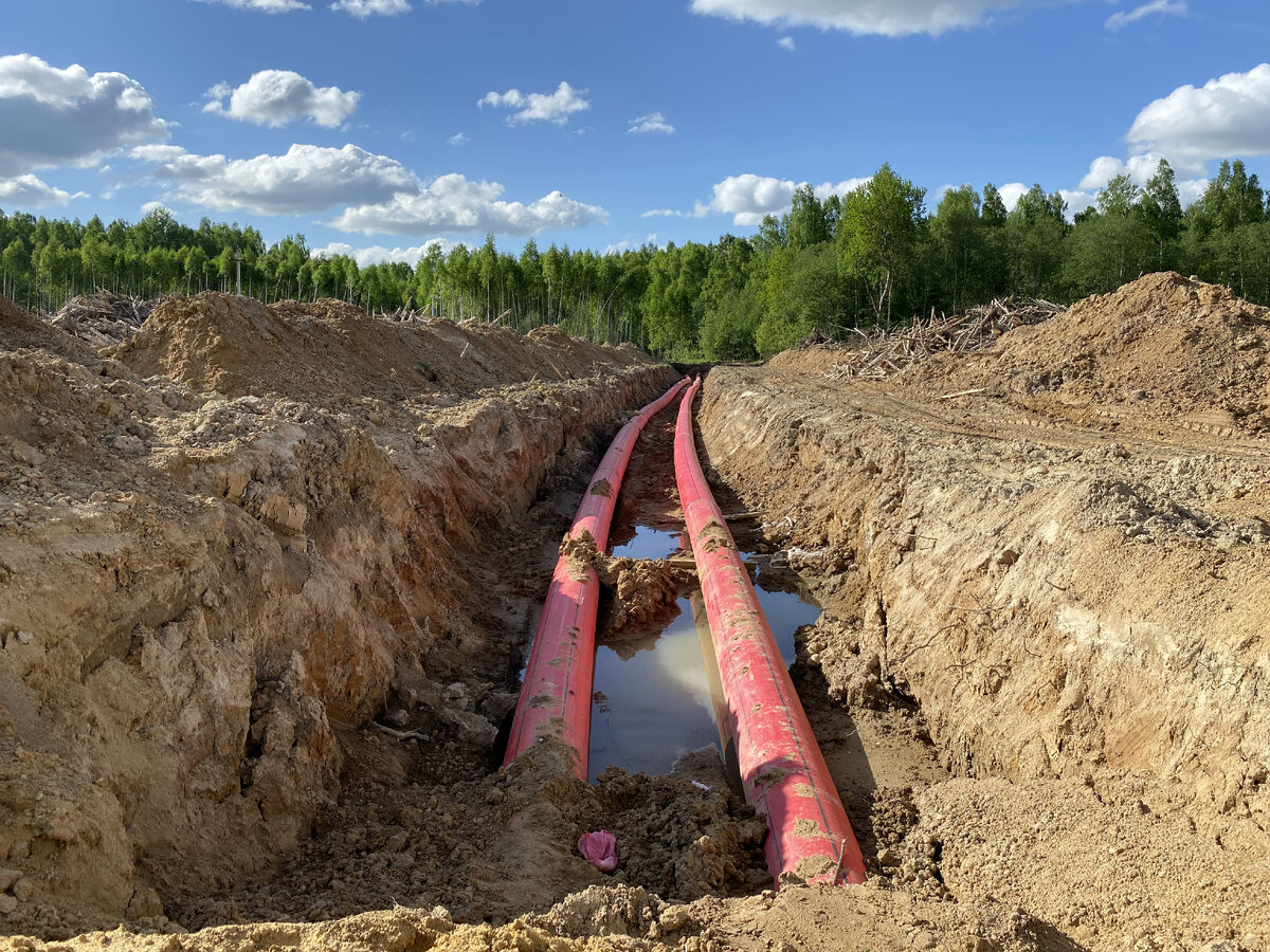 Кабельная линия, проложенная в трубах ПротекторФлекс®