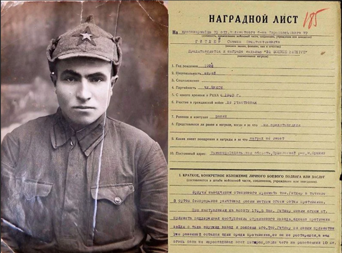 Фамилии воевавших в вов