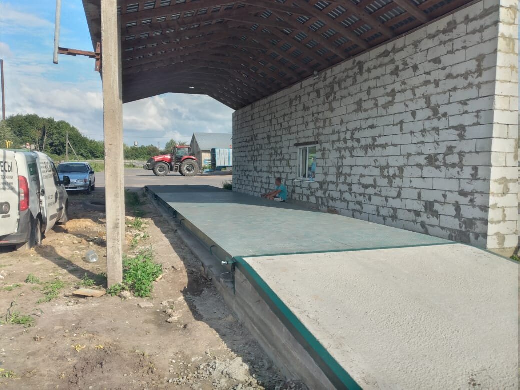 Новые автомобильные весы для КФХ "Сидоров"