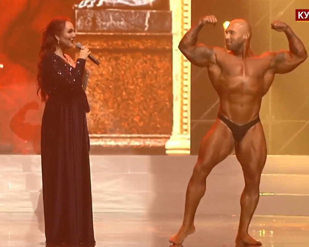 Оперная певица Ефимова и бодибилдер