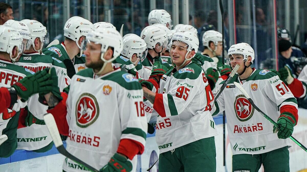    Хоккеисты "Ак Барса"© официальный сайт ХК "Ак Барс"