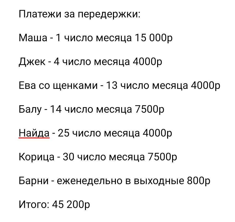 Ближайшие оплаты куратора Елены. Представьте, какой это пресинг для человека,  понимать, что придётся сдаться без помощи.  А как? 