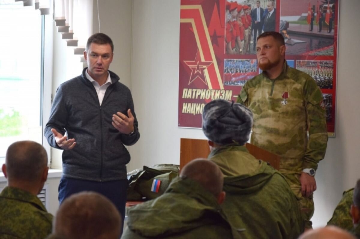    Воронежским мобилизованным из Новой Усмани привезли посылки от семей