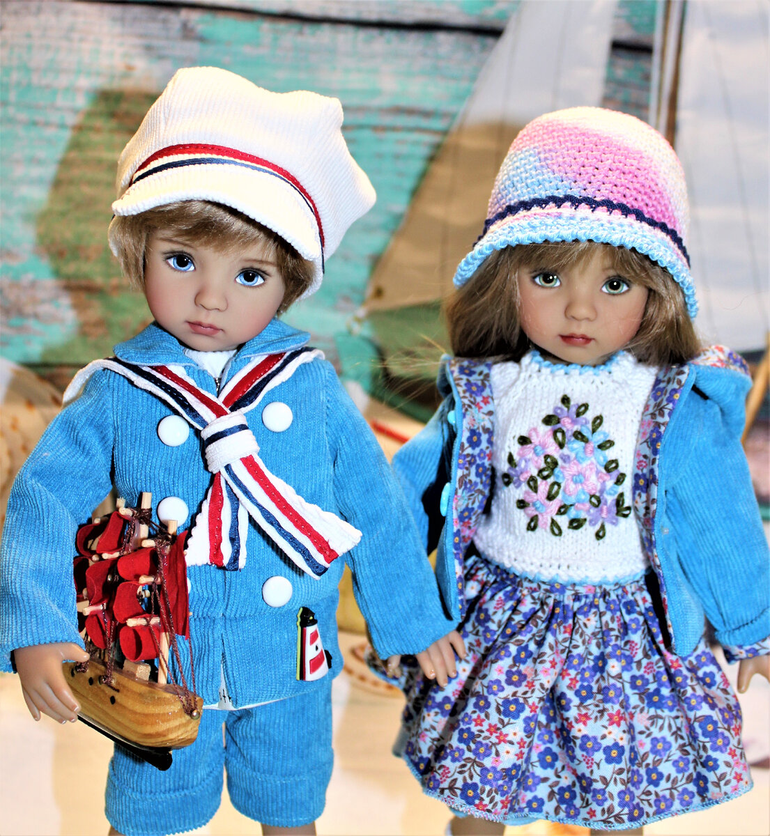 Мой голубоглазый морячок и его морячка