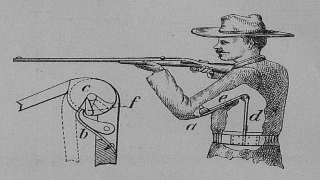 Конструкция экзоскелета для левой руки.