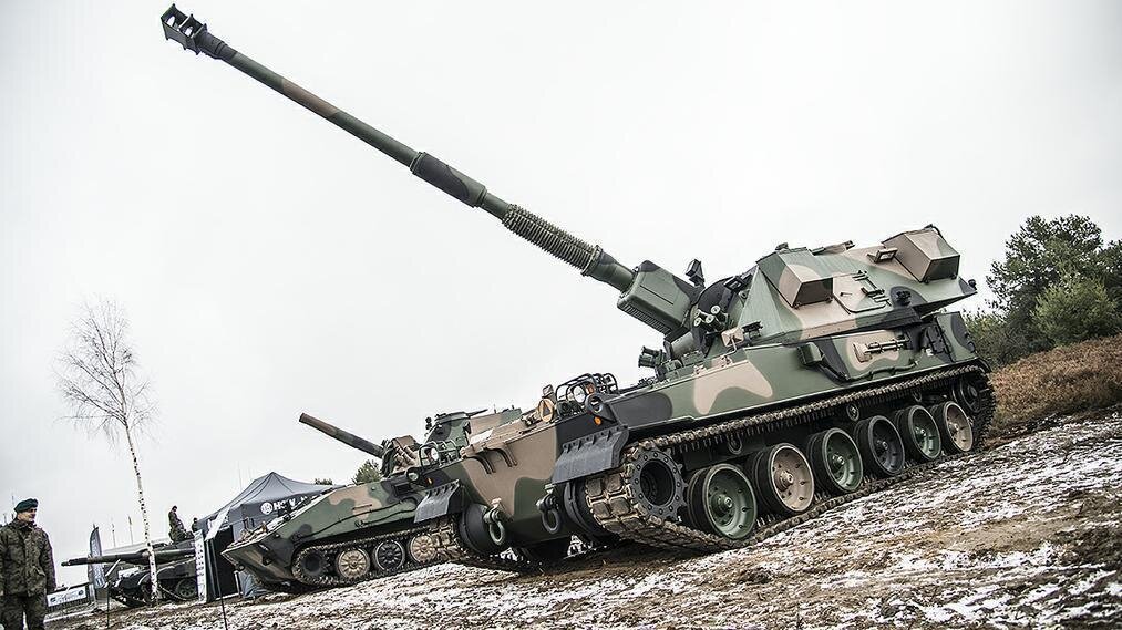 "Крабы" на учениях в Польше.  фото: картинки  яндекса.