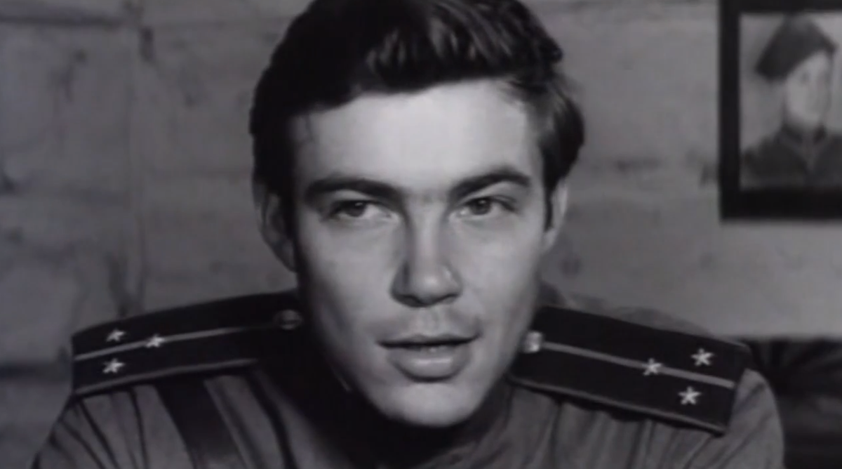 Николай Мерзликин. Кадр из кинофильма "Зося", 1966 г., режиссер Михаил Богин, сценарист Владимир Богомолов, композитор Рафаил Хозак (скриншот) 