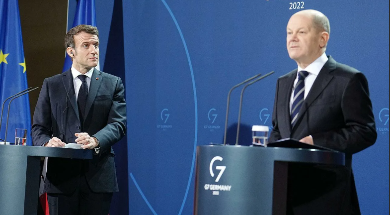 Макрон и Шольц