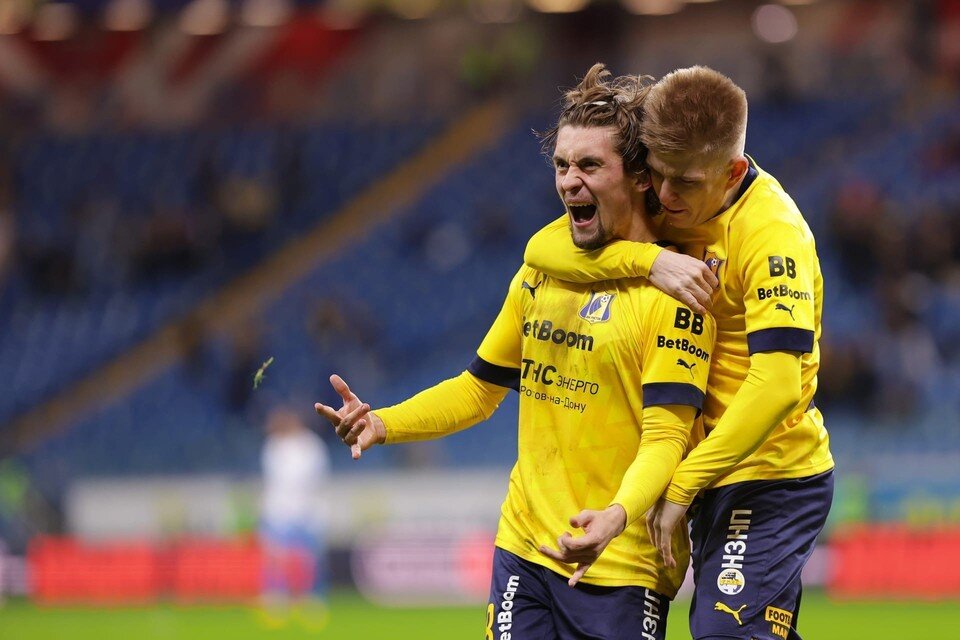     Кирилл Щетинин распечатал ворота москвичей с первой попытки команды забить гол. Правда, на 66-й минуте матча. Фото: пресс-служба ФК "Ростов"