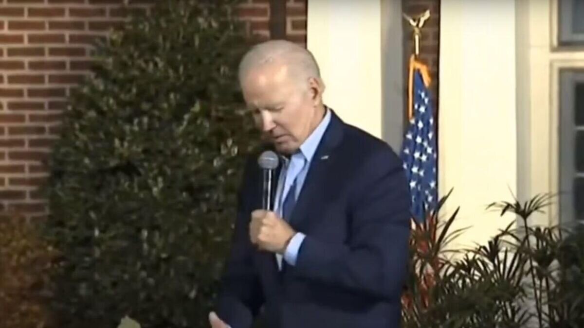    Президент США Джо Байден во время выступления в Нью-Йорке© Daily Mail