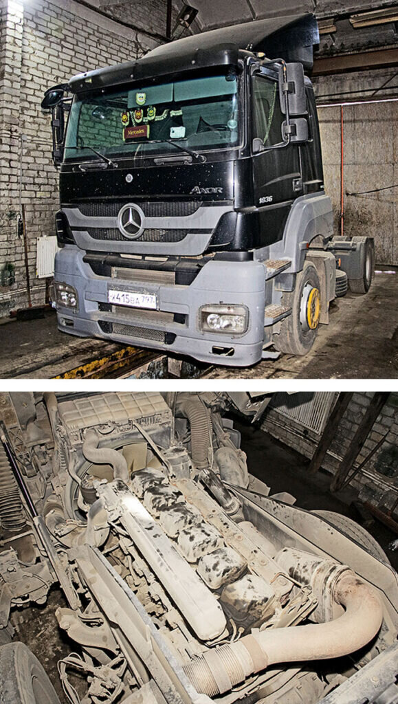  Для участия в проекте перевозчик предоставил грузовики Mercedes-Benz Axor с моторами OM547 LA
