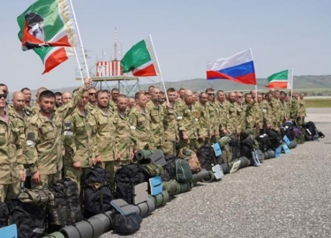    Новая группа добровольцев из Чечни отправилась в Донбасс