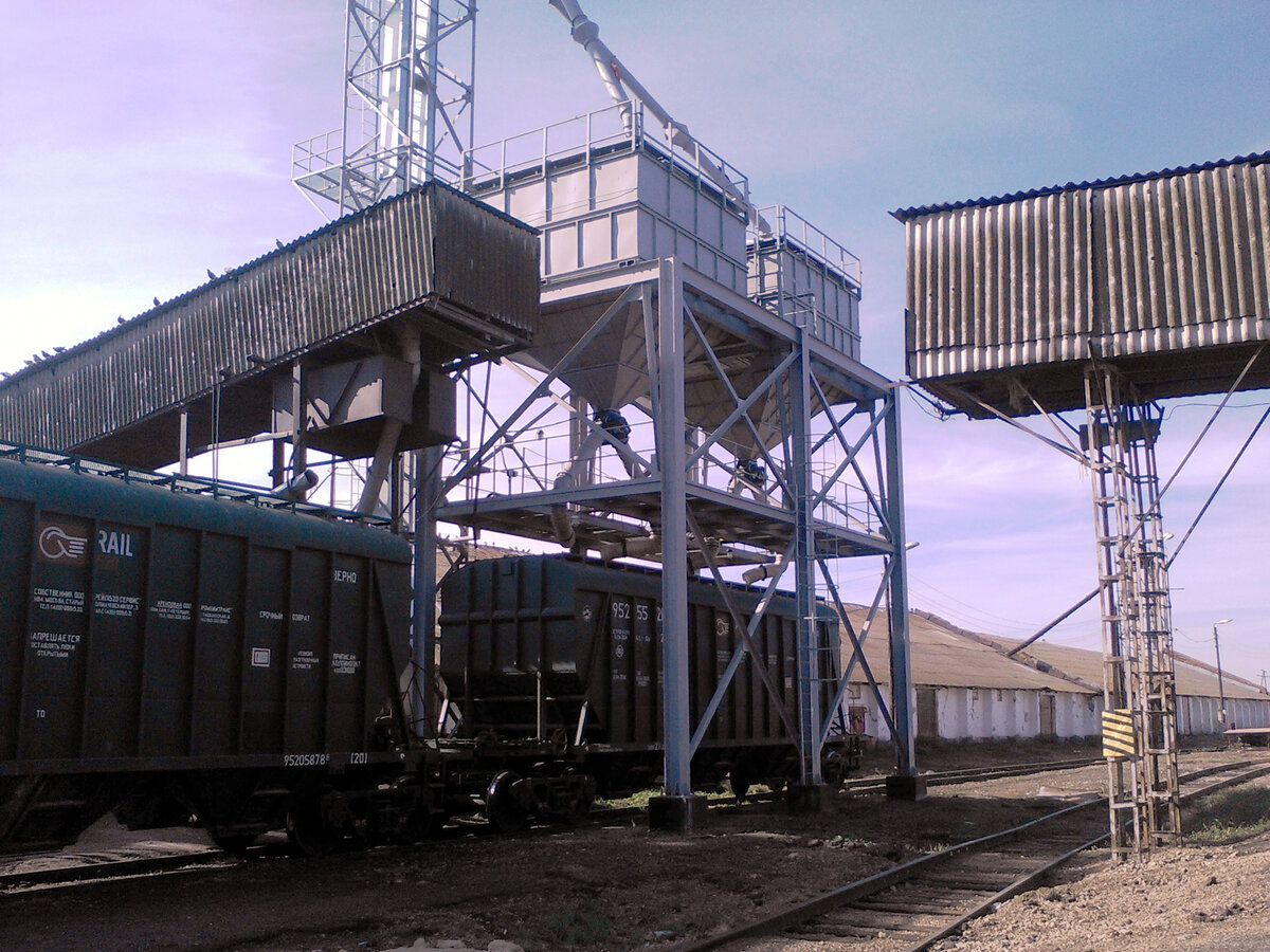 Пункт отгрузки зерна на ж/д транспорт