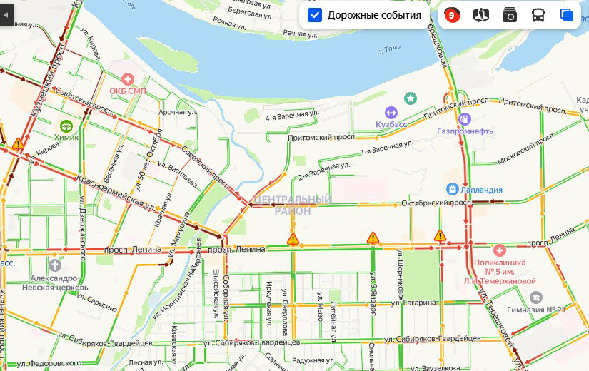 Карта кемерово с транспортом онлайн