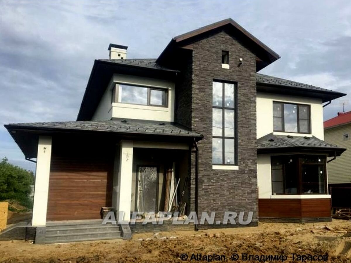 НА СЛАЙД ШОУ 2 ФОТО: Строительство дома по проекту "Оазис" 311а 