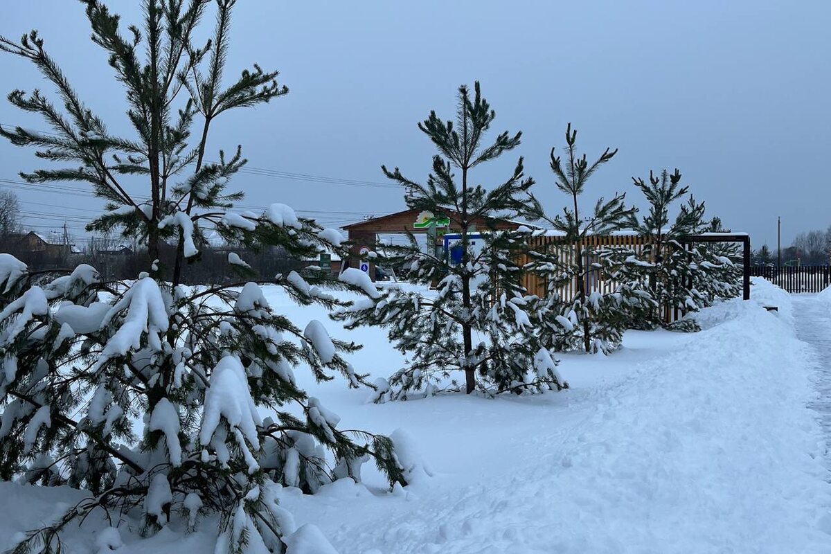 Въезд в коттеджный поселок от девелопера «Гуд-Зем»