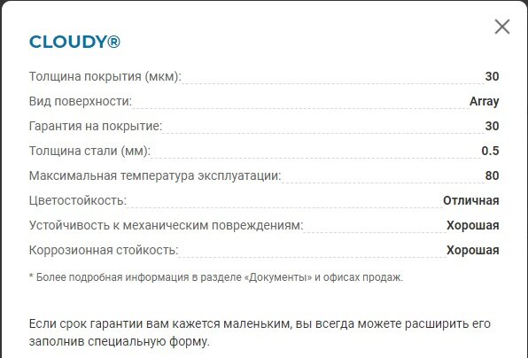 Взято с сайта МеталлПрофиль