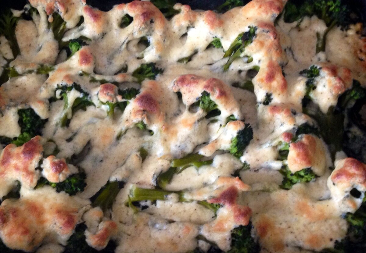   Запеканка из брокколи со сливками и сыром