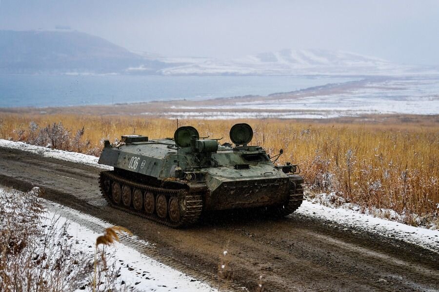    Бронетранспортер МТ-ЛБ © Юрий Смитюк/ТАСС