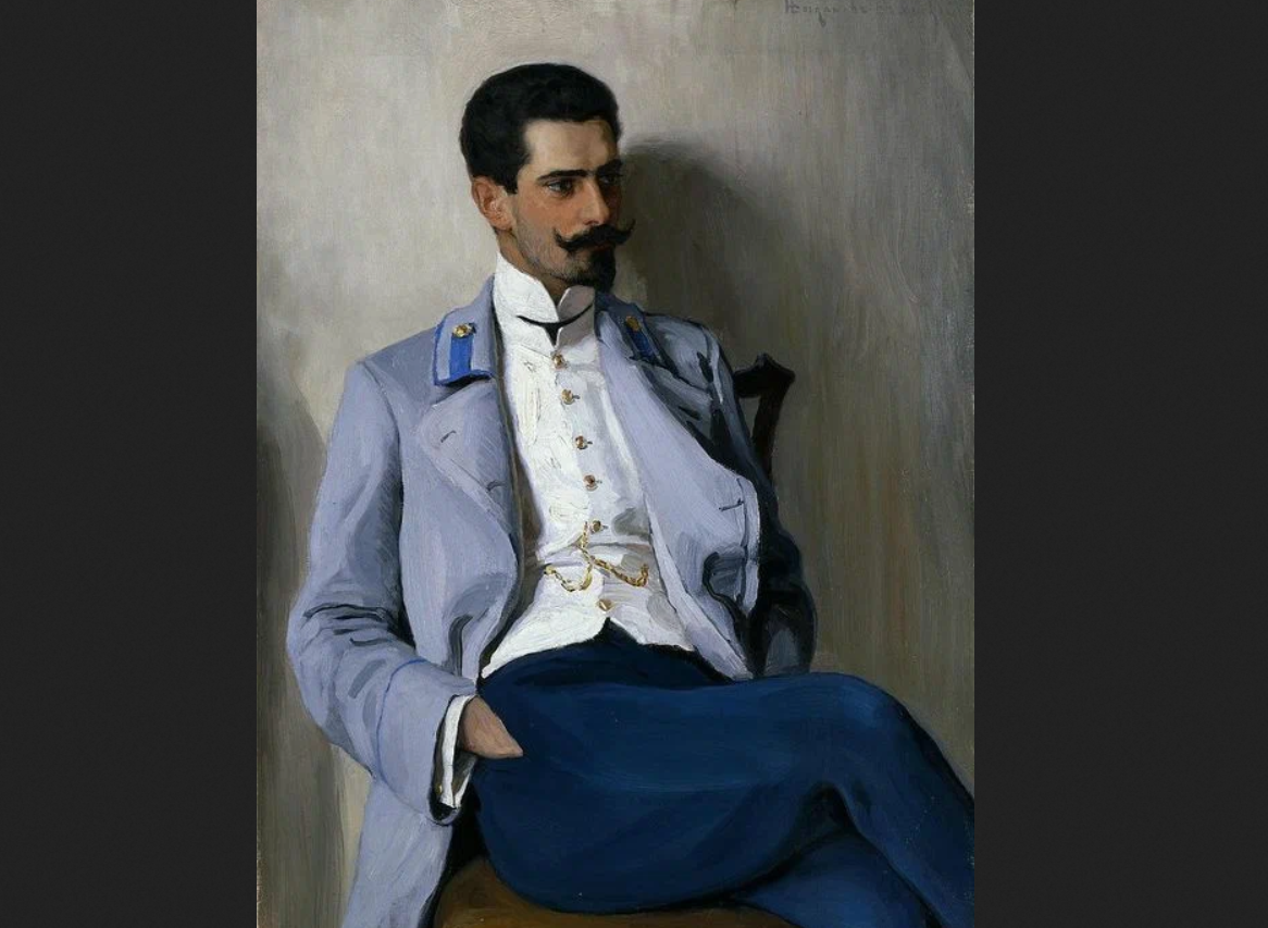 Николай Богданов-Бельский. "Портрет светлейшего князя Александра Константиновича Горчакова" 