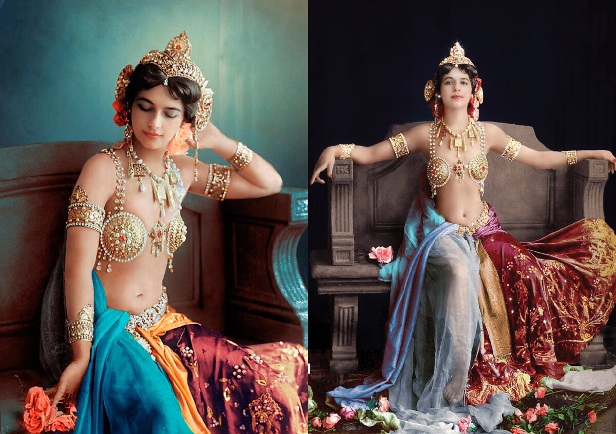 Мата Хари в восточном костюме