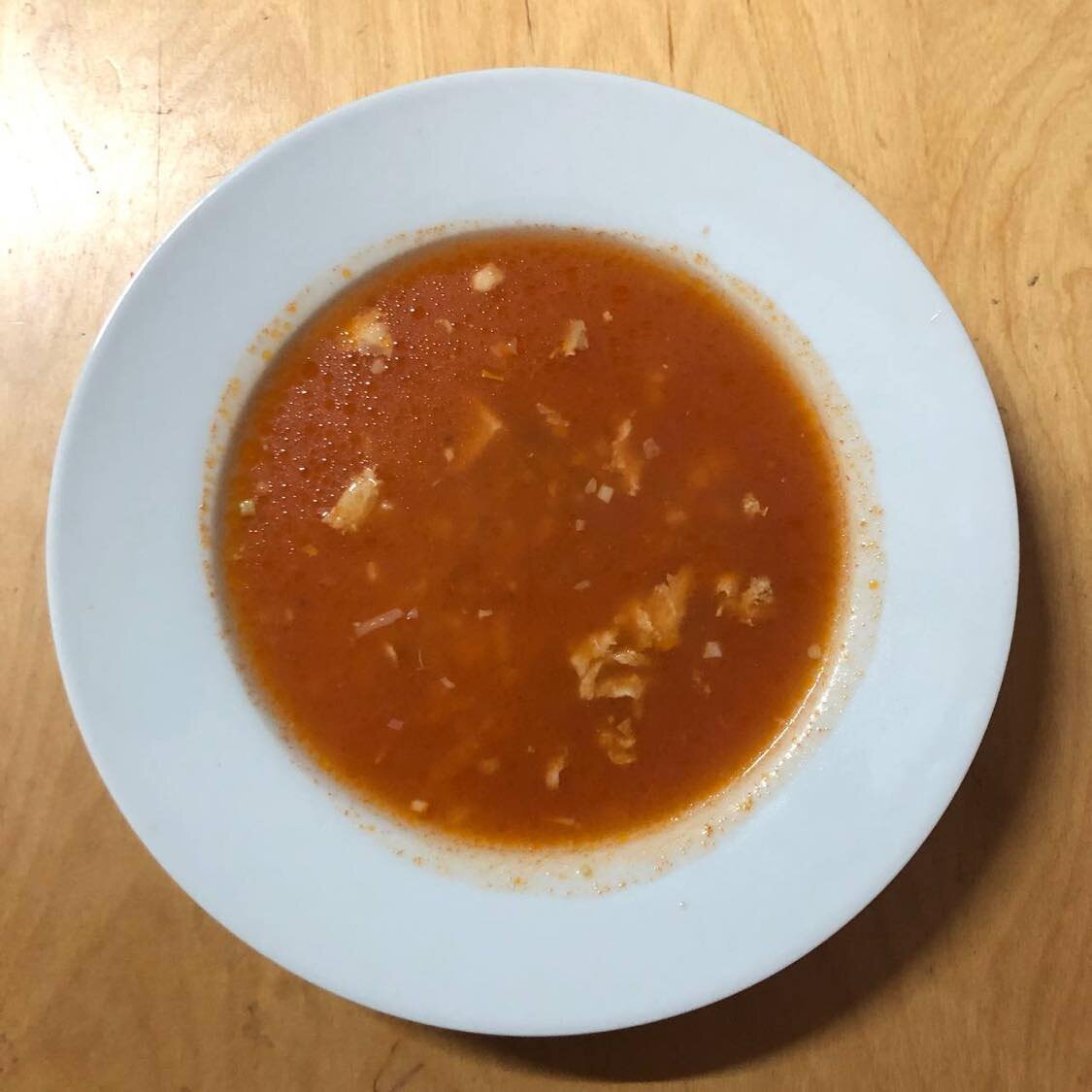 Суп из овощей на воде