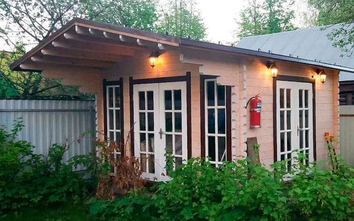 Садовый дом 3,8х3,8 Прибрежный


