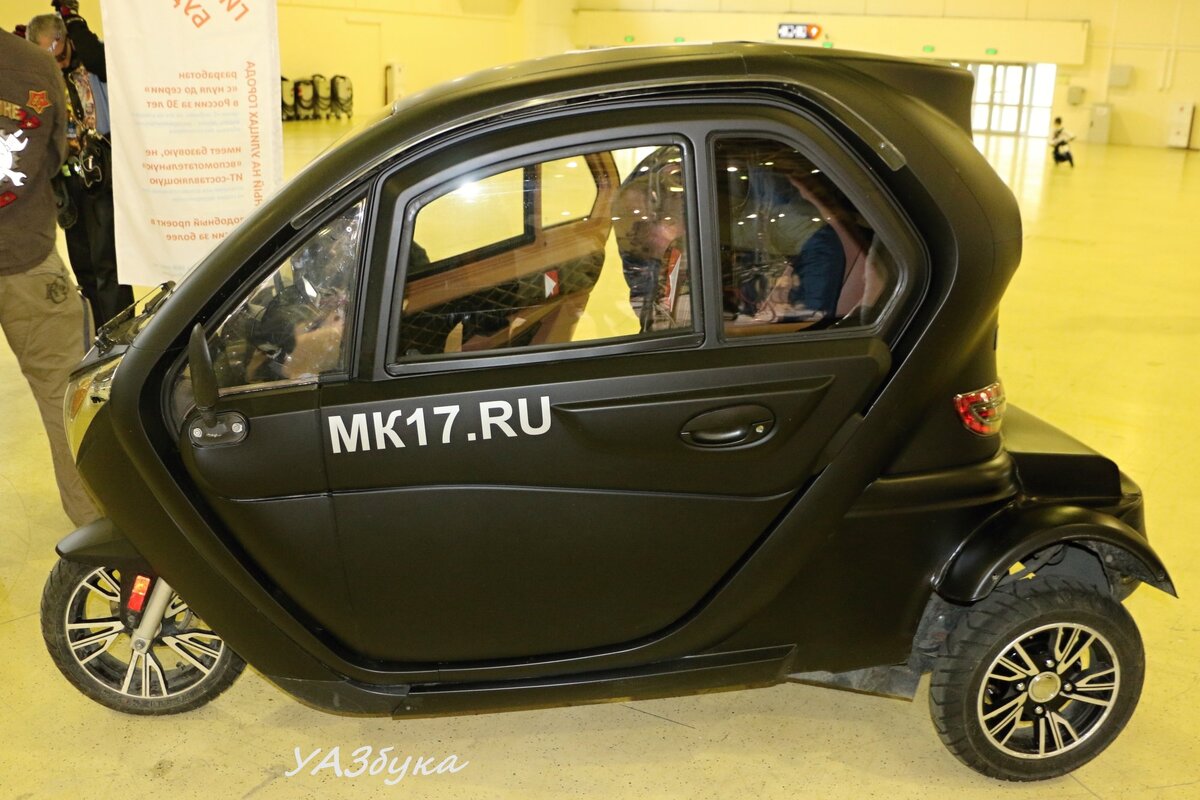 На фото пятая версия трицикла, она заднеприводная